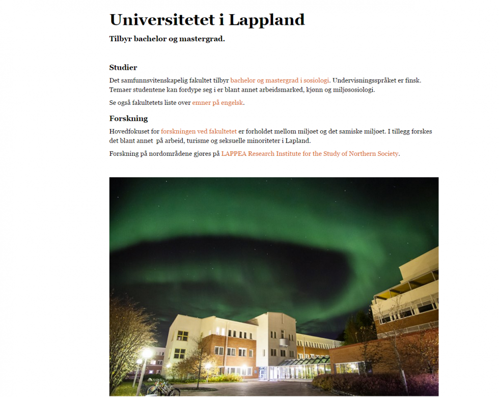 Universitetet i Lappland